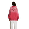 Women's Faded Double Slider Zip Hoodie-INNBLAC