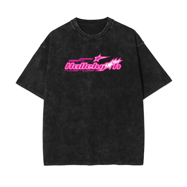 Hallelujah Christian Y2K Graphic Tee-INNBLAC