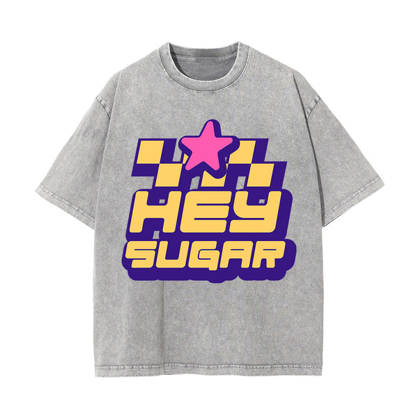 Hey Sugar Y2K Valentines Day Graphic Tee-INNBLAC