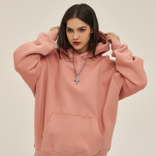 Oversized Boyfriend Plush Hoodie-INNBLAC