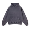 Women's Washed Distressed Thick Hoodie-INNBLAC