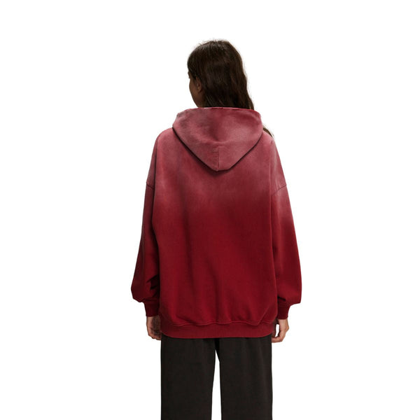 Women's Washed Faded Distressed Hoodie-INNBLAC