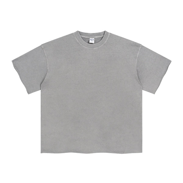 Women's Raw Edge 100 Cotton T Shirt 9oz-INNBLAC