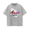 Stone-Washed Street Art Graffiti Graphic Tee