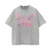 Washed Cotton Flower Graphic Tee