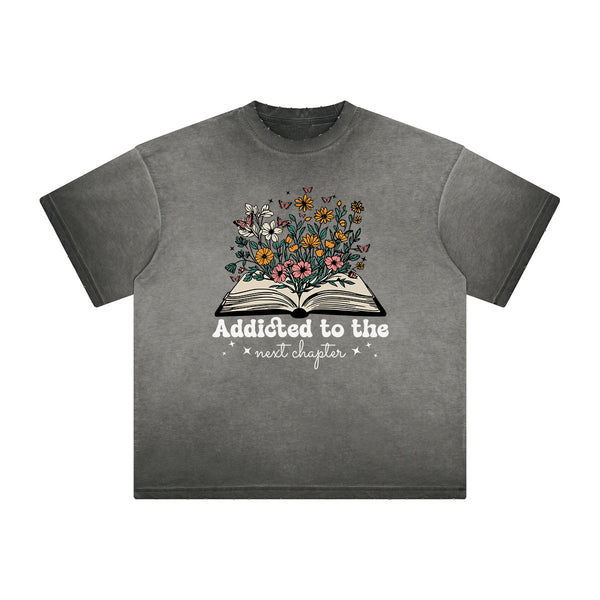 Heavyweight Washed Flower Graphic Tee