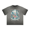 Heavyweight Washed Flower Graphic Tee