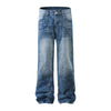 Wrinkle Wash Vintage Loose Jeans