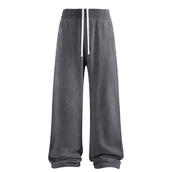 Sweatpants Washed Wide-Leg Vintage Streetwear Joggers
