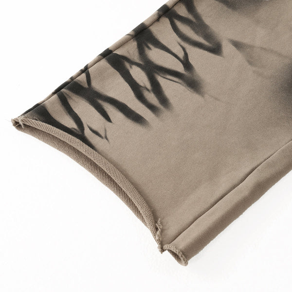 Distressed Spray-Paint Vintage Inspired Cuffed Sweatpants