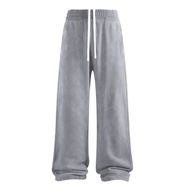 Sweatpants Washed Wide-Leg Vintage Streetwear Joggers