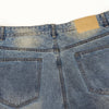 Vintage Distressed Ripped Relaxed-Straight Jeans