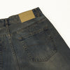 Wrinkle Wash Vintage Straight Jeans