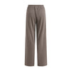 Women's Relaxed Straight Leg Ribbed Trousers