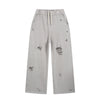 Multi Ripped Distressed Finish Jogger Pants