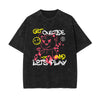 Bear Doll Urban Streetwear Graffiti Tee-INNBLAC