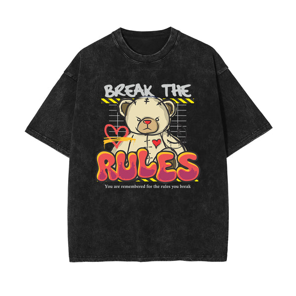 Teddy Bear Urban Streetwear Illustration Tee-INNBLAC