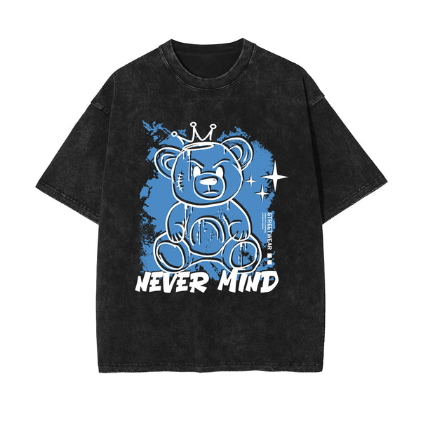 Bear Doll Urban Streetwear Graffiti Tee-INNBLAC