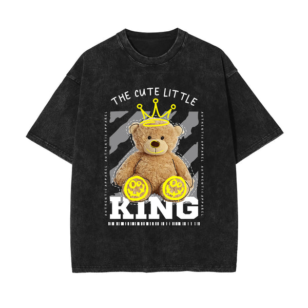 Cute Teddy Bear Urban Streetwear Tee-INNBLAC