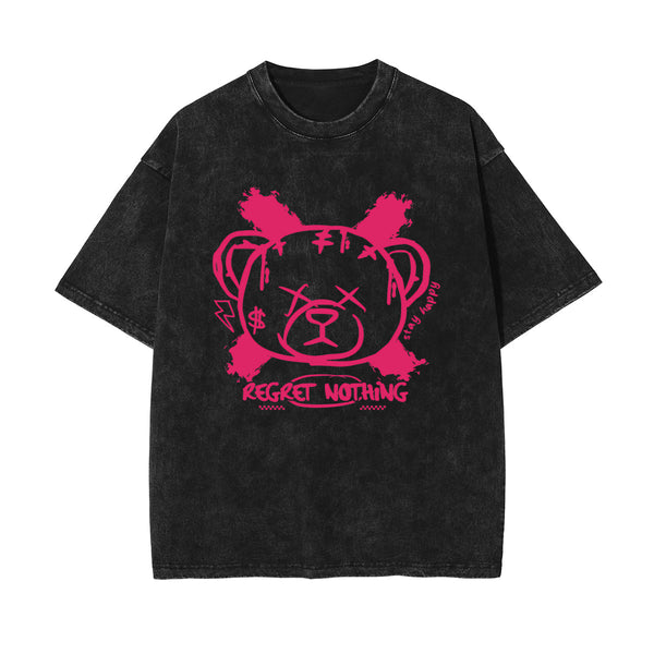 Bear Doll Streetwear Graffiti Tee-INNBLAC