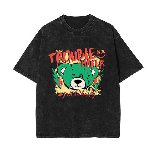 Bear Doll Streetwear Graffiti Tee-INNBLAC