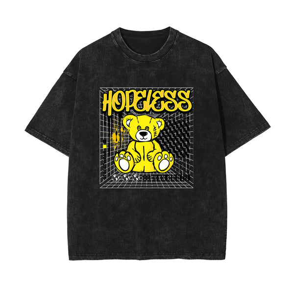 Teddy Bear Urban Streetwear Illustration Tee-INNBLAC