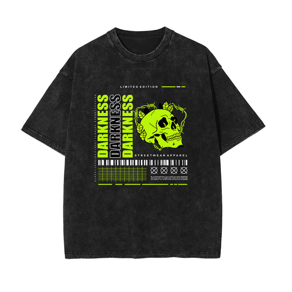 Skull Urban Streetwear Graphic Tee-INNBLAC