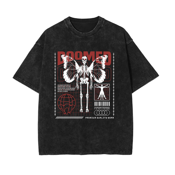 Skull Urban Streetwear Graphic Tee-INNBLAC