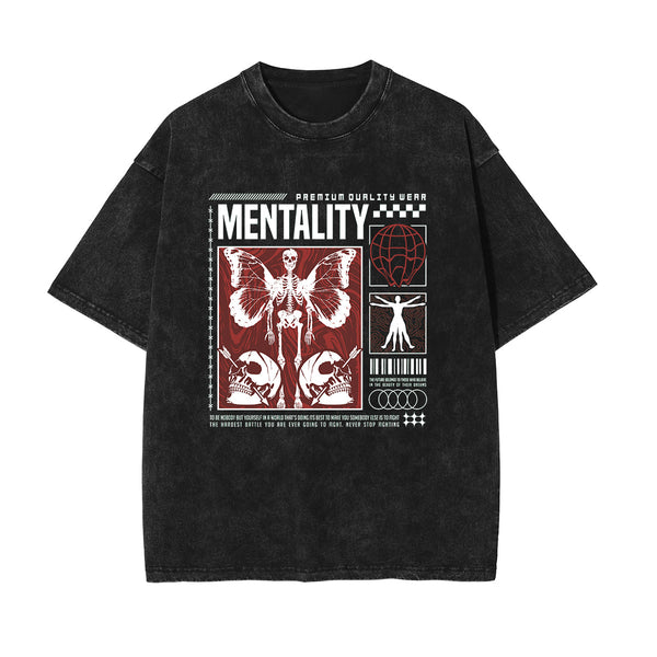 Skull Urban Streetwear Graphic Tee-INNBLAC