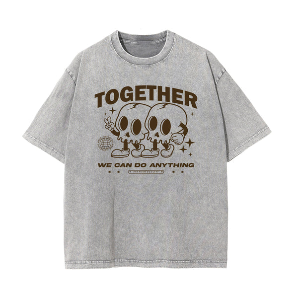 Skull Urban Streetwear Graphic Tee-INNBLAC