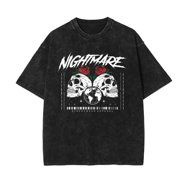 Skull Urban Streetwear Graphic Tee-INNBLAC