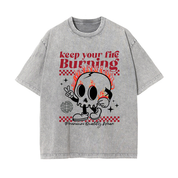 Skull Urban Streetwear Graphic Tee-INNBLAC