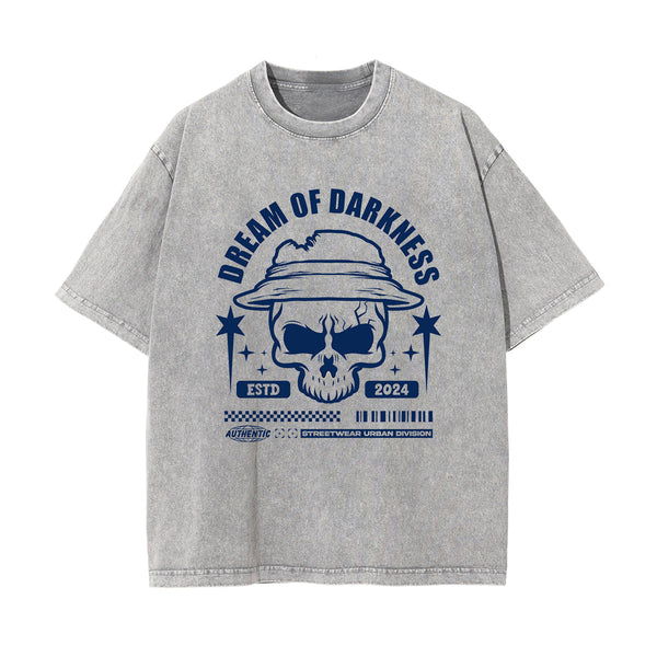 Skull Urban Streetwear Graphic Tee-INNBLAC