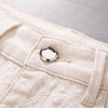 High-Rise Embroidery Cut-Out Wide-Leg Jeans