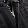 Rhinestone & Rope Embroidery Straight Leg Jeans