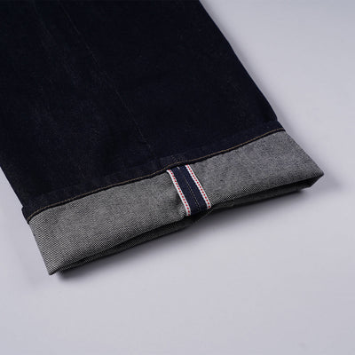 Wide Leg Dark Denim Jeans Classic Fit