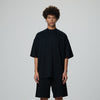 Solid Color Crew Neck Baggy Tee 230gsm