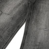 Gradient Fade Knee-Ripped Baggy Jeans