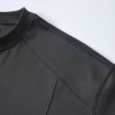 Lyocell Athletic Tee Paneled Design Clean Fit Soft Touch