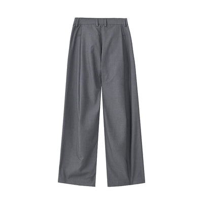 Pleated Wide-Leg Trousers
