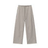 Solid Color Loose Fit Trousers