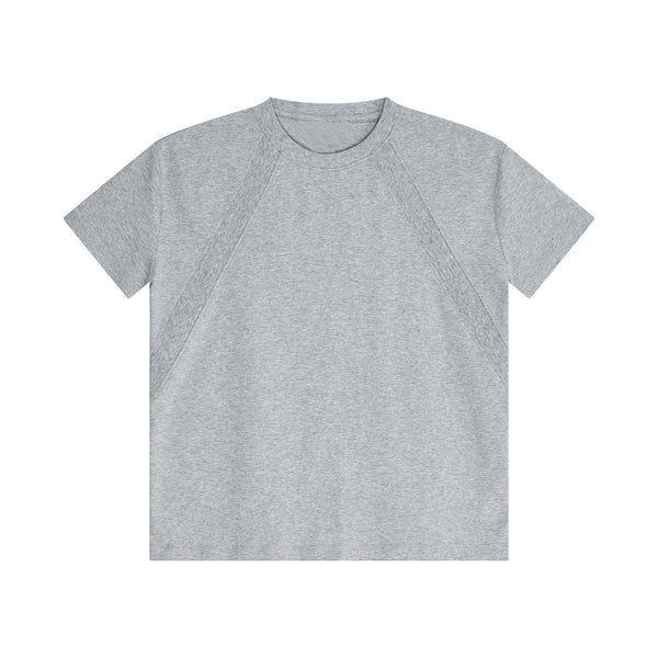 Contrast Stitch Sporty Raglan Sleeve Tee