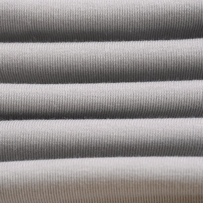 Solid-Color V-Neck Cotton T-Shirt 6.45oz