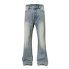 Vintage Light Wash Flared Loose Fit Streetwear Jeans