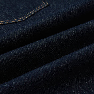 Barrel-Leg Selvedge Denim Cropped Pants