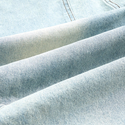 Baggy Cargo Denim Cropped Pants
