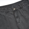 Dark Gray Cargo Cropped Pants