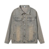 Relaxed Washed Denim Trucker Jacket