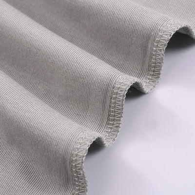 Solid-Color V-Neck Cotton T-Shirt 6.45oz