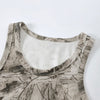 Forest Print Camo Nature Inspired Sleeveless Tank
